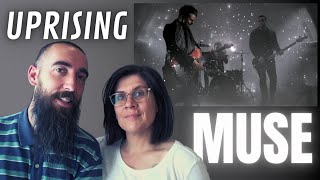 Muse  Uprising REACTION with my wife [upl. by Milore890]