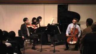 Mendelssohn d minor Piano Trio Molto Allegro agitato [upl. by Yesdnyl783]