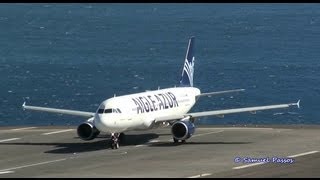 A320 Aigle Azur New Livery Take Off rwy 05 back to Orly [upl. by Navetse]