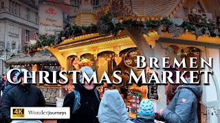 Stunning German Christmas Market • Bremen by Day [upl. by Norahs]