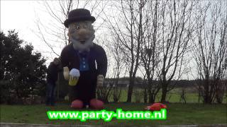 Abraham pop huren Dé opblaasbare abraham pop van Partyhome uit Deurne De instructie video [upl. by Enelyk]