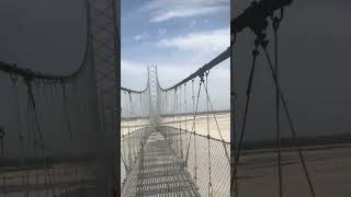 Crossing Dodhara Chandani Suspension Bridge Nepal [upl. by Chabot197]