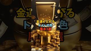 金運が上がるトイレの色風水3選 スピリチュアル サイン 金運 トイレ 風水 shorts [upl. by Leoline]