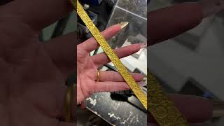 Production of 24k gold bracelets to popular 🔥🔨 shorts viral video shortvideo short [upl. by Matthaeus]