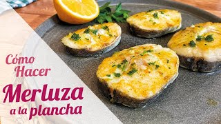 MERLUZA A LA PLANCHA con ajo y perejil 🐟 Receta fácil y rápida [upl. by Rennerb758]