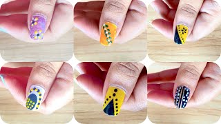 Simple nail art designs for beginners  Easy nail art ideas for beginners [upl. by Orvah]