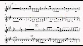 Jubel  Klingande Saxophone Sheet Music  Play Along [upl. by Lenna364]