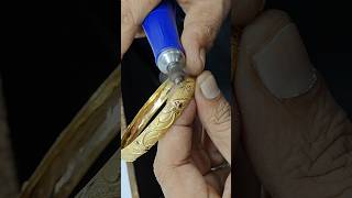 Gold Bengal unique design making gold jewellery design shorts reels viralvideo [upl. by Anytsyrk]