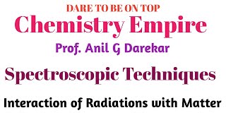 1Spectroscopic TechniquesIntroductionSPPUEnggChemistry2019 Pattern By Prof Anil G Darekar [upl. by Enrol]