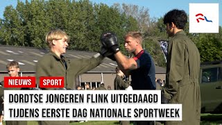 Start Nationale Sportweek gericht op mentale weerbaarheid Dordtse jongeren [upl. by Atokad]