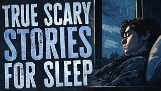 2 Hours of True Scary Stories for Sleep  Rain Sounds  Black Screen Compilation [upl. by Anikal47]