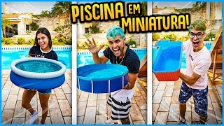 QUEM FAZ A MELHOR PISCINA COM COISAS DA CASA  MINIATURA   REZENDE EVIL [upl. by Shawna]