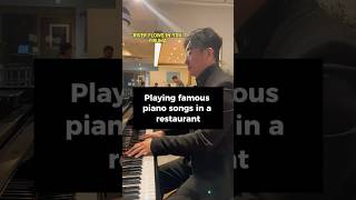 Playing River flows in you in a restaurant publicpiano [upl. by Nnairrehs264]