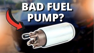 SYMPTOMS OF A BAD FUEL PUMP [upl. by Agnola]