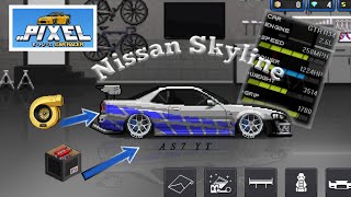 Nissan Skyline R34🚀  Pixel Car Racer  Pro League 🏁 [upl. by Jeavons]