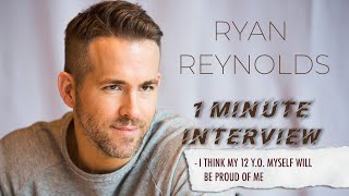 Ryan Reynolds  one minute interview ryanreynolds ryan [upl. by Niveek]