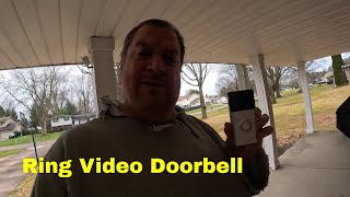 VLOG  122623  Installing Ring DoorbellCamera [upl. by Ahsimac]