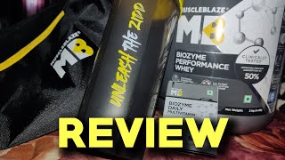 MB Whey Protein 2KG REVIEW  with FREE BAG SHAKER MULTIVITAMIN  Muscle Blaze [upl. by Orelle]