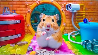 Hamster Escapes the Prison Maze Through the Bathtub 🛁 🐹 Mini Danisa [upl. by Nivart920]