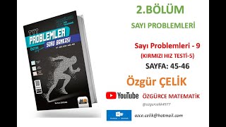 Hız ve Renk TYT ProblemlerSayı Problemleri 9Kırmızı Hız Testi 5 sayfa 4546 [upl. by Ayila341]