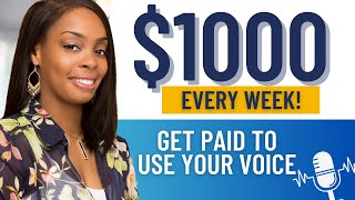 6 Ways To Earn 1000 Per Week Online with Voice Over Jobs  Beginners amp Pros [upl. by Ki]