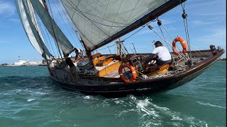 Schooner MALABAR X arrival in Key West [upl. by Timmie]