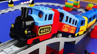 LEGO DUPLO CARGO TRAIN Fun Toy Trains [upl. by Shem]