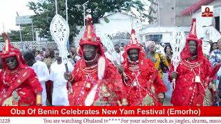 Oba Of Benin Celebrates New Yam Festival Emorho [upl. by Aig]