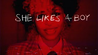 Nxdia  She Likes A Boy Official Lyrics video [upl. by Cornela657]