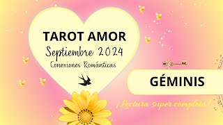 💖GÉMINIS La conclusión está llegando ⭕️❤️Se hace realidad ⭐️TAROT AMOR CONEXIONES SEPTIEMBRE 2024 [upl. by Anawk837]