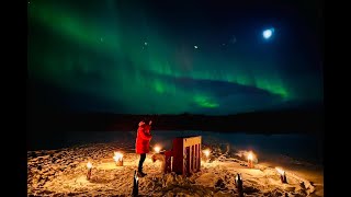 Daniel Verstappen  Vivaldi Winter  Piano cinematic  Northern Lights Sweden [upl. by Concordia]