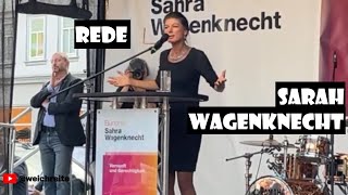 Sarah Wagenknecht Rede Eisenach 190824 [upl. by Luciana47]