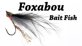 Foxabou Baitfish  Fly Tying Streamer Pattern for trout and bass [upl. by Anahsor]