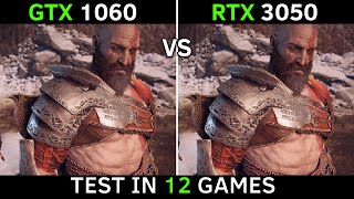 GTX 1060 vs RTX 3050  Test In 12 New Games  1080p [upl. by Colier]