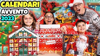 CALENDARI AVVENTO Natale 2023 NUTELLA LEGAMI e Attrezzi di Babbo Natale [upl. by Aibat323]