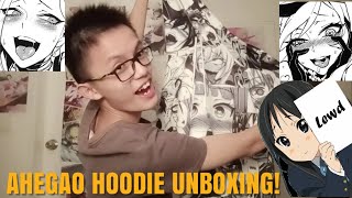 AHEGAO HOODIE UNBOXINGENG SUBBED [upl. by Lindo]