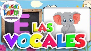 APRENDE Y PRACTICA LAS VOCALES EN ESPAÑOL [upl. by Ahsoem]