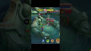 Mobile Legends Lesley VS Hanabi mobilelegends mlbb marksmanmlbb [upl. by Kruter]