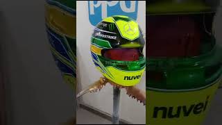 LEWIS HAMILTONS 2023 SAO PAULO GP F1 HELMET  INTERLAGOS [upl. by Auqinahc]