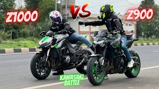 2024 Kawasaki Z900 vs Z1000 Drag Race 😱  Shocking Result 🥵 [upl. by Ahserak]