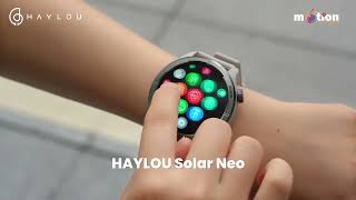 Upgrade Your Lifestyle with Haylou Solar Neo  Premium Features [upl. by Anay796]