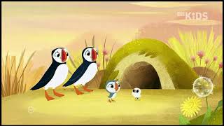 Puffin Rock theme song Hungarian TV2 Kids airing [upl. by Ahsircal547]