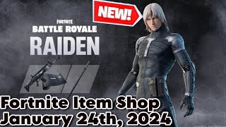 NEW RAIDEN SKIN  NEW INSTRUMENTS Fortnite Item Shop [upl. by Lyrred]