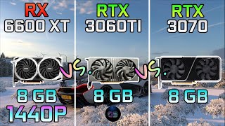 RX 6600 XT vs RTX 3060 TI vs RTX 3070  1440p  Test in 10 Games [upl. by Ezarras526]