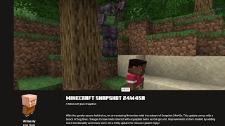 New Snapshot 24w45a Is Out Now  Lets Talk About It vod [upl. by Sterling]