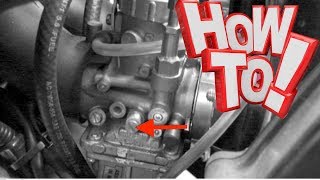 How to Adjust Carburetor Polaris Trail Boss 330 [upl. by Florrie]