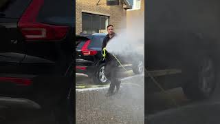 Wassen polijsten en coaten Volvo automobile detailingwash viralshort [upl. by Einahpehs895]