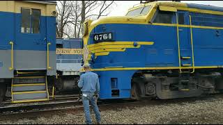 Cab ride in a Alco FPA4 on the New York and lake Erie railroad [upl. by Concepcion669]