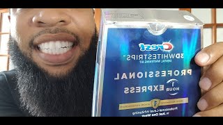 Crest 3D Whitestrips 1 hour Express Review [upl. by Grishilde]