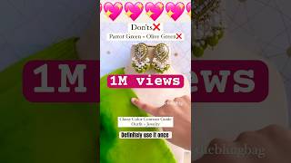 1M views 🍫 jewellery combination colour earrings design 1million earrings pushpa2 shorts [upl. by Godfree347]